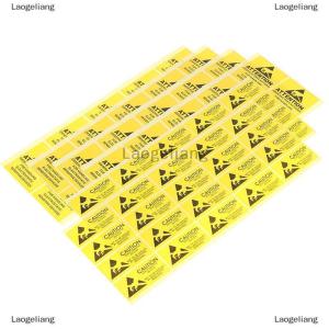 [COD] Laogeliang 40pcs ข้อควรระวังสติกเกอร์สติกเกอร์กาวคำเตือนป้าย ESD STATIC Sensitive Device
