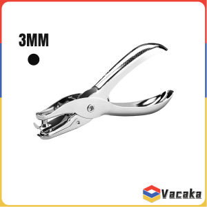 Vacaka 3mm/6mm Single Hole Puncher Office Equipment Accessories for Paper Organizer DIY Handicrafts