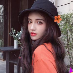 TSE Long Curly Wig With Cap Woman Big Waved Cured Wigs With Fisherman hat SW32