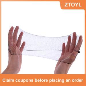 【ZTOYL】 50 cái tóc Net Đen đàn hồi bó tóc vô hình hairnet lưới Bun tóc Net 30 50 60cm Phụ kiện tóc
