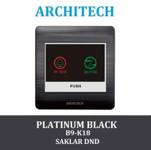 ARCHITECH Platinum B9-K18 Sakelar - Saklar DND Indikator Black