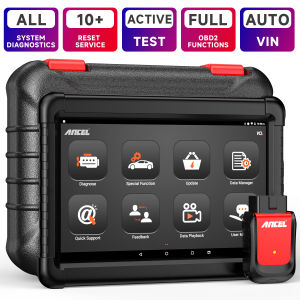 Ancel X6/X7 OBD2 Scanner Full System 2025 Car Diagnostic Tool Auto VIN Bi-directional Control Car Scanner With DPF SAS ABS EPB Oil Reset Engine Check Code Rreader ECU Coding Auto Scan Tool For All Cars Free Update