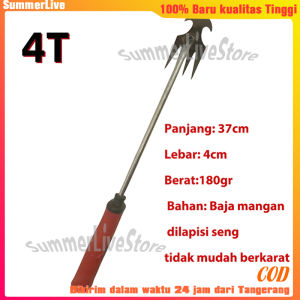 Alat Pencabut Mencabut Rumput Liar Di Halaman Rumah Untuk Keperluan Taman/Akar Tanaman /Gagang Karet Merah Cangkul Weeding garu Harrow