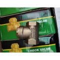 CHECK VALVE KUNINGAN FLO 1/2 INCH  Kran Stop Swing Check 1/2" Valve Klep Tabok Air Searah Brass Kuningan 1/2 Inch BONUCCI / STOP KERAN PUTAR METERAN AIR. 