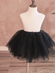 Adjustable Flared Petticoat Crinoline For Kids Formal Dress And Photo Shoot Outfits Skirt Base