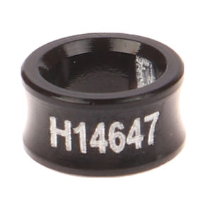 baoda Christmas Gift 10Pcs Aluminum Parrot Leg Rings Pigeon Foot Rings Bird Parrot Feeding Identification Outdoor Flying Training Tools Bird Supplies