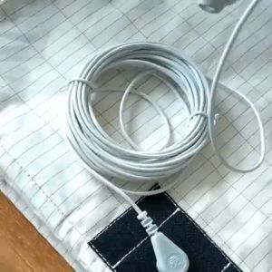 Breathable Grounding Mat EMS Foot Massage Set Organic Cotton Silver Fiber Earthing Sheet for Sleep