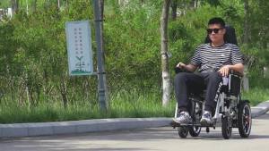Electric Wheelchair for Elderly Foldable Automatic Inligent Mobility Scooter for Disabled and Seniors Reclining Wheelchair Chair