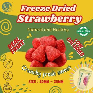 Kang He Freeze Dried Strawberry 50g / 100g /250g Low sugar Health /Ramadan Snacks/冻干草莓 健康零食