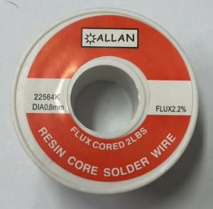 ALLAN Precision Resin Core Solder Wire 0.6mm/0.8mm/1.0mm with 28°C Melting Point for Electronics Repair(100g)