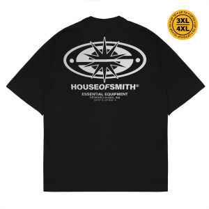 House of Smith Kaos Oversize Pria - Radiance Heavyweight Oversized Tshirt Black - Oversize T Shirt