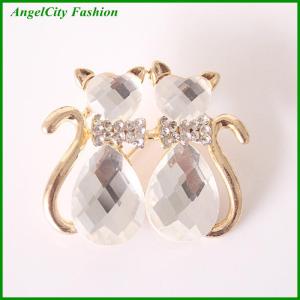 AngelCity Fashion Store Women Brooches Scarf Bling Bling Rhinestone Flower Brooch Pins