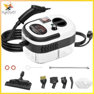 【HOSPORT】2500W 220V Pressurized Steam Cleaning Machine with Brush Heads Interior Steam Cleaner High Temperature for Floor Kitchen