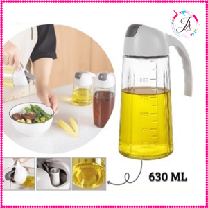 JA Botol Kaca Minyak Goreng ukuran 630Ml / Botol Minyak Serbaguna / Tempat Minyak Goreng