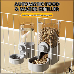 Hanging Pet Feeder Bowl Water Dispenser Large Capacity Cat Dog Rabbit Water Bowl for Cat Cage