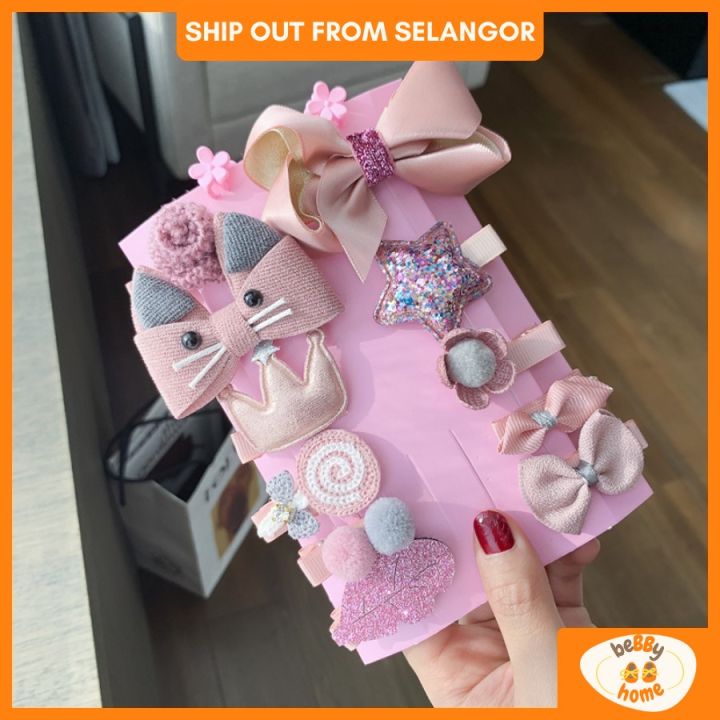 Bebby Home Baby Hair Clip Getah Rambut Baby Girl Cute Hair Clip Sepit Rambut Budak Perempuan Hair Pin Kids Hair Clip
