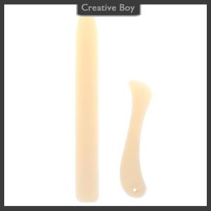 [Creative] 2Pcs Bone Folder Craft Tools Leather Scoring Folding Creasing Paper Accessory