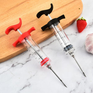 【12 hours delivery】Food Syringe Stainless Steel Needles Spice Syringe Marinade Cooking Syringe Injector BBQ Tool