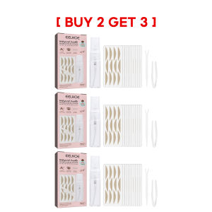 Eelhoe Lace Traceless Double Eyelid Patch Big Eyes Makeup Eyelid Sticker Double Fold Transparent Invisible Self-adhesive Eyelid Tape Stickers Makeup Tools Sweat-proof Waterproof Non Glue Lasting Double Eyelid Tape