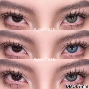 Eyeshare Pattaya Series คอนแทคเลนส์สีเทา คอนแทคเลนส์แฟชั่น DIA14.2mm 2 ชิ้น ใส่สบายตา