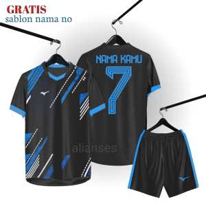STELAN JERSEY RIQUES SABLON NAMA NOMOR BAJU VOLLY BOLA DEWASA FUTSAL BADMINTON PRIA DAN WANITA