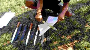 Pisau sembelih kambing tertajam khas banten Mirror polish