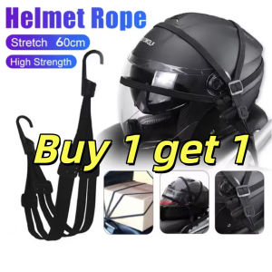 【Buy 1 get 1 】90CM Motorcycle Helmet Straps Hook Luggage Retractable Elastic Rope Fixed Strap