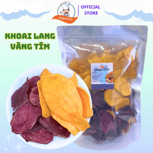 [HCM]500G KHOAI LANG Vàng + Tím SẤY Mật Ong - Saigon Food