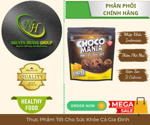 Bánh Qui Chocochip Mania Nhập Khẩu Indonesia Vị Phô Mai 69g