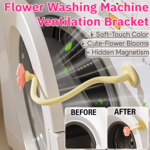 Washing Machine Ventilation Bracket Prevents Mold &ampamp Magnetic Tumbler Washer Bracket Keep Washer Door Open