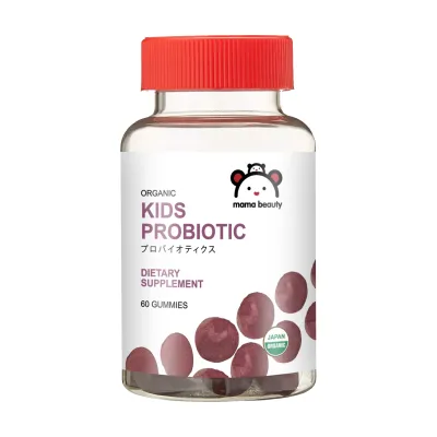 MAMA BEAUTY วิตามินรวม เยลลี่ Multivitamin Gummies for Kids Support Kids Health วิตามิน อาหารเสริม Natural เบอร์รี่ วิตามิน 60 เม็ด