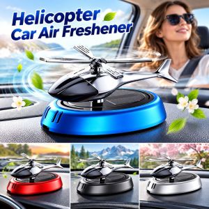 TANTUANG Universal Car Aromatherapy Diffuser Propeller Rotary Helicopter Styling Solar Car Air Freshener Absorptive Base Perfume Ornament Creative Interior Decor