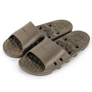 [Free Shipping] Straight-Toe Bathroom Slippers Leak-Proof For Men And Women Made Of EVA Material Odor-Resistant Thickened For Home Use With Massage Features