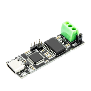 CANable USB to CAN V1.0 CAN Bus Interface Device with Customizable Baud Rates and LED Status Indicators