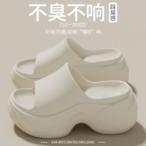 Free Shipping WomenS 8.0 Thick-Soled Sandals Suitable For Summer Wear With A Non-Slip EVA Sole Simple Design And A Height-Enhancing Effect Perfect For The Beach