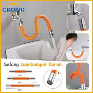 Selang Air Fleksibel Sambungan kran slang air magic hose selang flexible serbaguna putar 360 derajat extention faucet hose