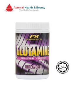 Pharmanutri Pure L- Glutamine (250g) Unflavored | Fast Muscle Recovery