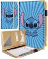 Akkya Server Book for Waitress Cute Serving Books with Zipper Pocket Accessories Cartoon Leather Server Check Book Restaurant Server Booklet Ticket Book Holder Blue. 