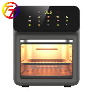[Ready Stock] 空气炸锅 Air Fryer 10L Halogen Turbo Convection Oven w/ Glass Bowl Roast Chicken Air Fryer Oven Ketuhar