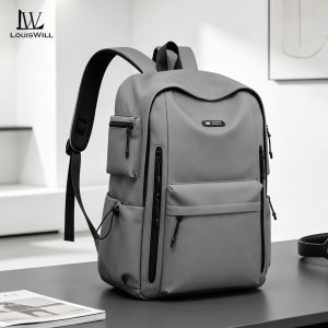 LouisWill Fashion Men’s Backpack Laptop Backpack Business Computer Backpack 15.6-inch Laptop Backpack Waterproof Backpack College Commuting Backpack Leisure School Bag