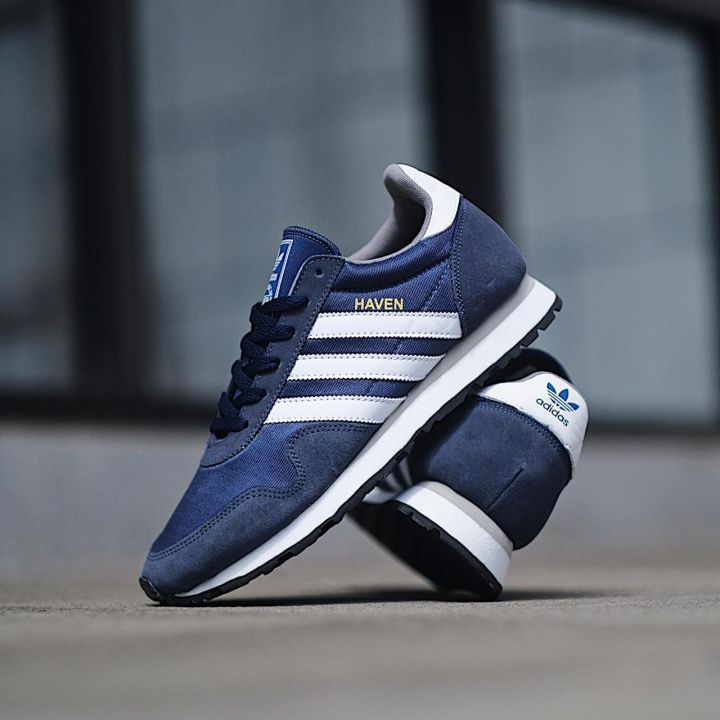 ADIDAS HAVEN NAVY WHITE ORIGINAL Lazada Indonesia