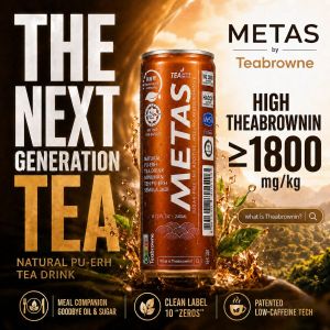 METAS Functional Pu’er Tea for Modern Metabolic Wellness(JiangCha)-240ml*24cans