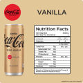 Coca-Cola Zero Sugar Vanilla - Pack of 12. 