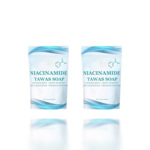 BUY 1 TAKE 2 NIACINAMIDE TAWAS SOAP Cleanses Skin Body Deodorant Premium Soap Bar 100g | Minis | Mist