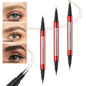 Ultra Fine Eyebrow Pen Long Last Smudge Proof Waterproof Sweat-Proof High Pigmented Easy Applying Liquid Eyeliner Pencil