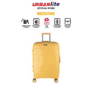 URBANlite Sage (20" inch) Polypropylene Expandable Hard Case Luggage with Anti Theft Zipper - ULH24906