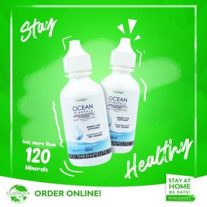 OCEAN MINERALS Drops to Water | 100% IONIC Healthy Drops Essential Minerals Alkaline Water