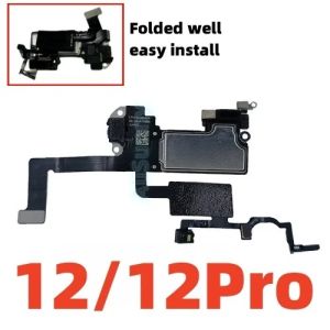 1pcs Earpiece Flex Cable for iPhone 12 Pro Max 11 X XR XS Top Front Ear Speaker Sensor Proximity Small Headset Fix Face ID Parts