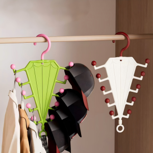 V-Shaped Space Saving Clothes Hanger Double-Sided 10 Hooks Laundry Hanger Non-slip Underwear Socks Holder Wardrobe