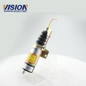Fuel Stop Solenoid Valve 36607197 366-07198 12V 24V For Diesel Engine Long Lasting Replacement Part